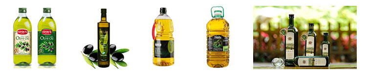 橄欖油自動(dòng)灌裝鎖蓋貼標(biāo)生產(chǎn)線，橄欖油灌裝生產(chǎn)線